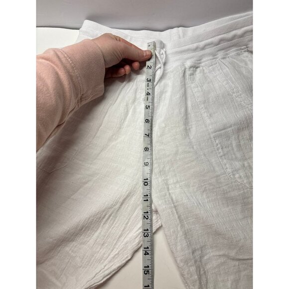 Blanco‎ White wide leg gauze like pants (XXL) - Picture 5 of 10
